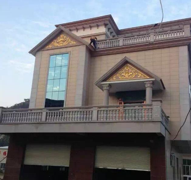 石感漆农村别墅图